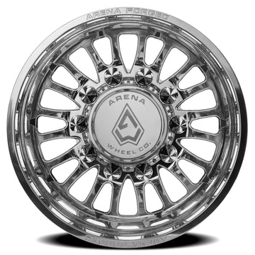 Arena Forged Wheels AF103 Shoreline Dually Milled and Polished Rear Outer 10 lug