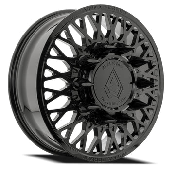 Arena Forged Wheels AF104 Stealth Dually Gloss Black Front 8 lug