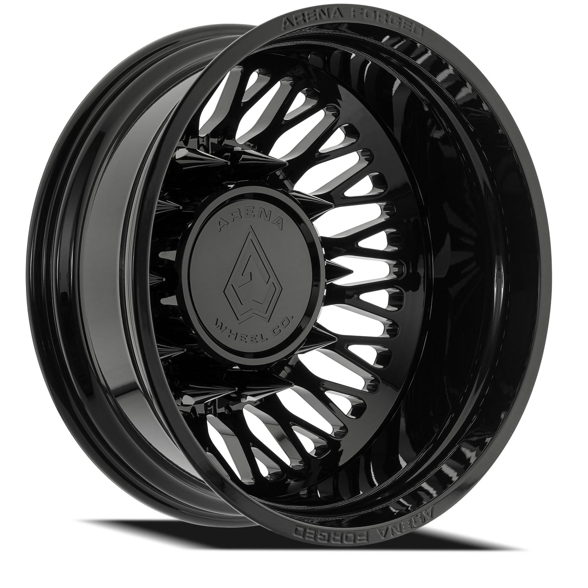 Arena Forged Wheels AF104 Stealth Dually Gloss Black Rear Outer 10 lug