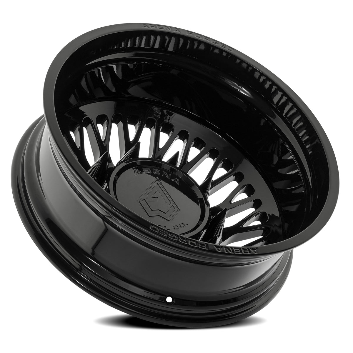Arena Forged Wheels AF104 Stealth Dually Gloss Black Rear Outer 10 lug