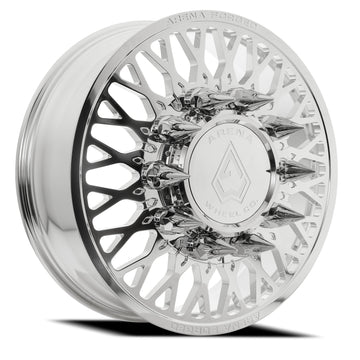 Arena Forged Wheels AF104 Stealth Dually Milled and Polished Front 8 lug