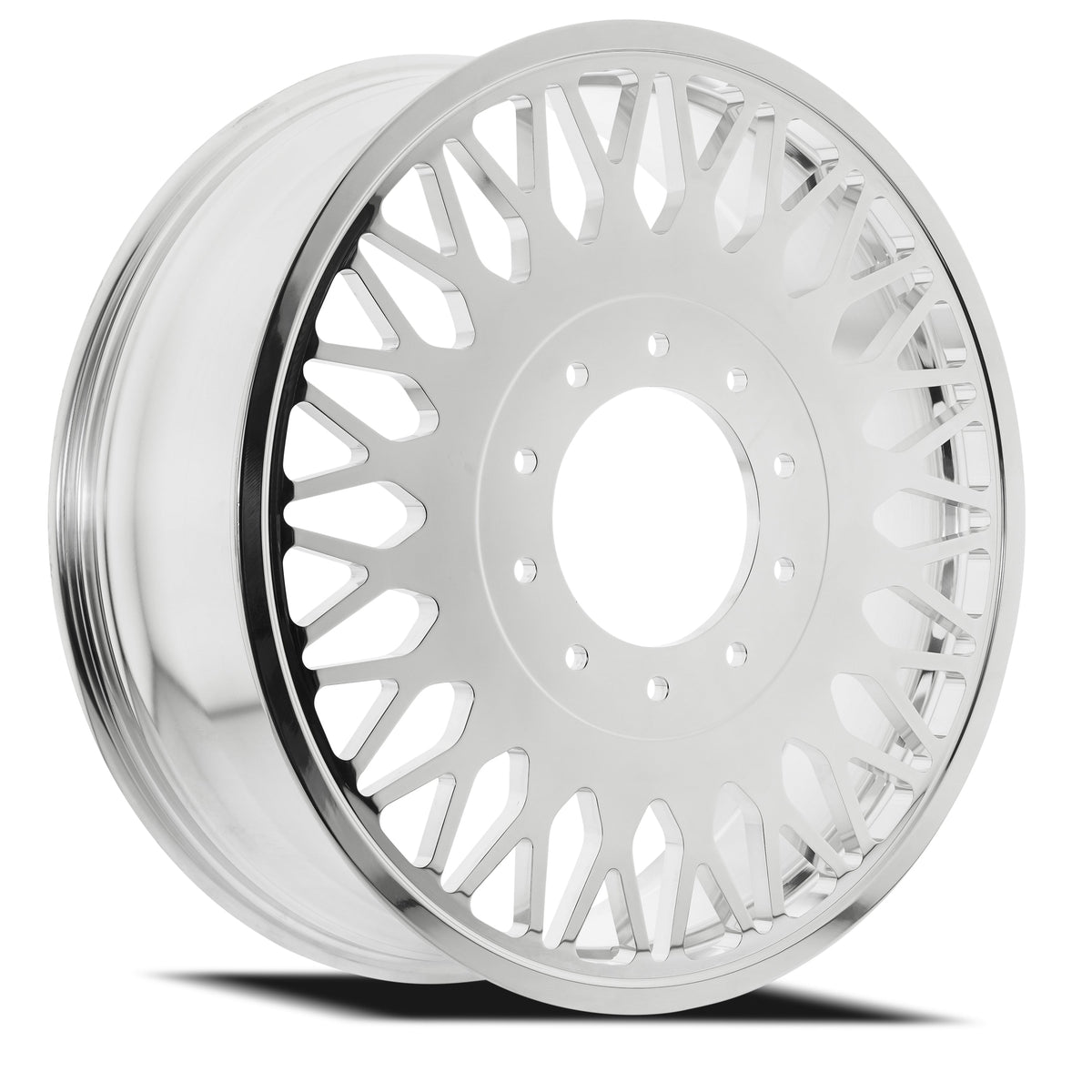 Arena Forged Wheels AF104 Stealth Dually Milled and Polished Rear Inner 10 lug