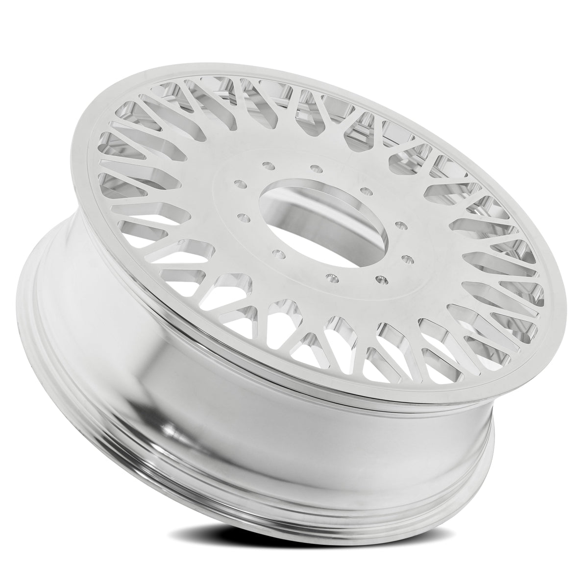 Arena Forged Wheels AF104 Stealth Dually Milled and Polished Rear Inner 10 lug