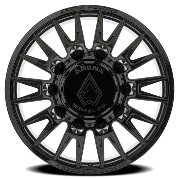Arena Forged Wheels AF105 Imperial Dually Gloss Black Front 10 lug