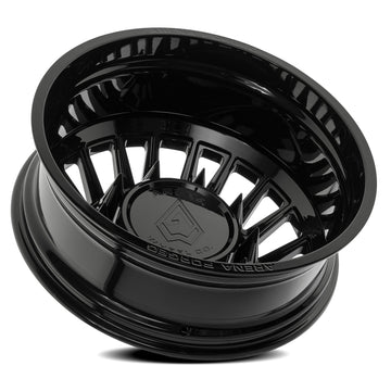 Arena Forged Wheels AF105 Imperial Dually Gloss Black Rear Outer 8 lug