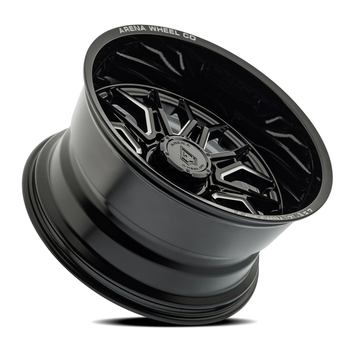 Arena Wheels A117 Violator Gloss Black and Milled