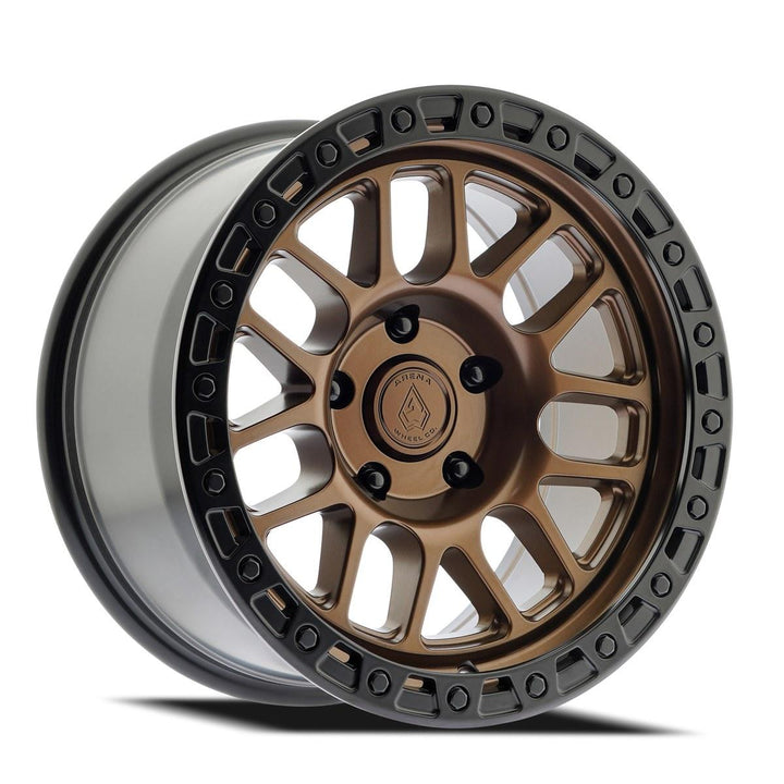 Arena Wheels A119 Boost Smoked Bronze Center Satin Black Lip
