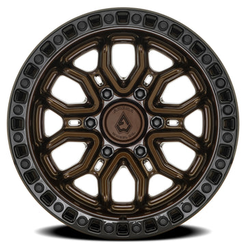 Arena Wheels A120 Terra Smoked Bronze Center Gloss Black Lip
