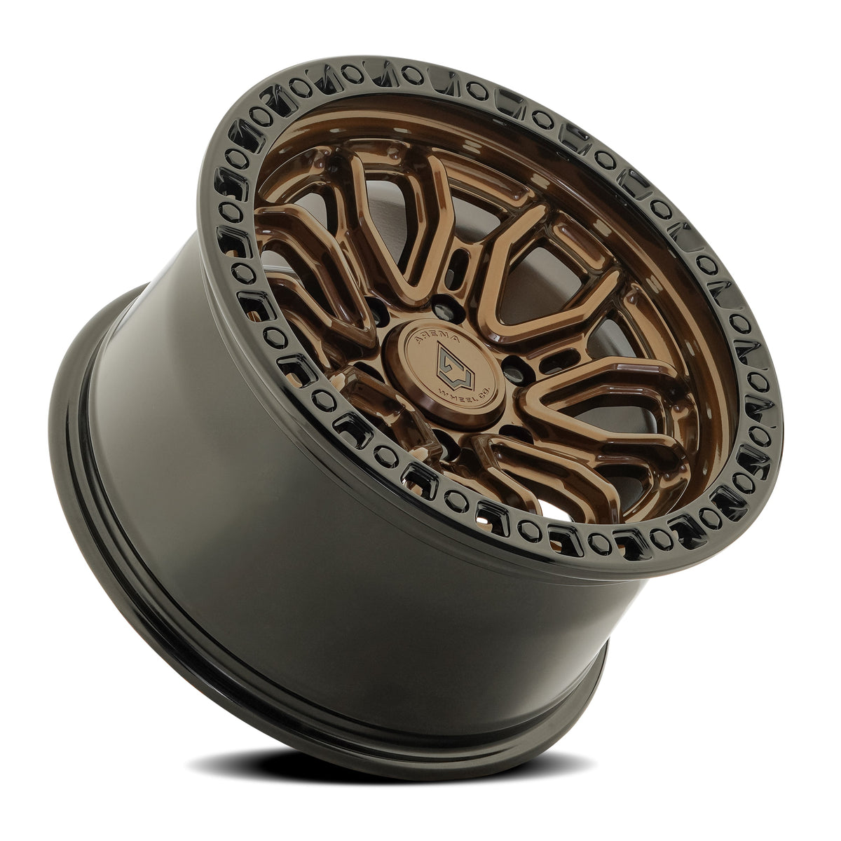 Arena Wheels A120 Terra Smoked Bronze Center Gloss Black Lip