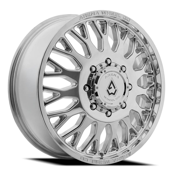Arena Wheels A121 Monarch Dually Milled and Polished Front