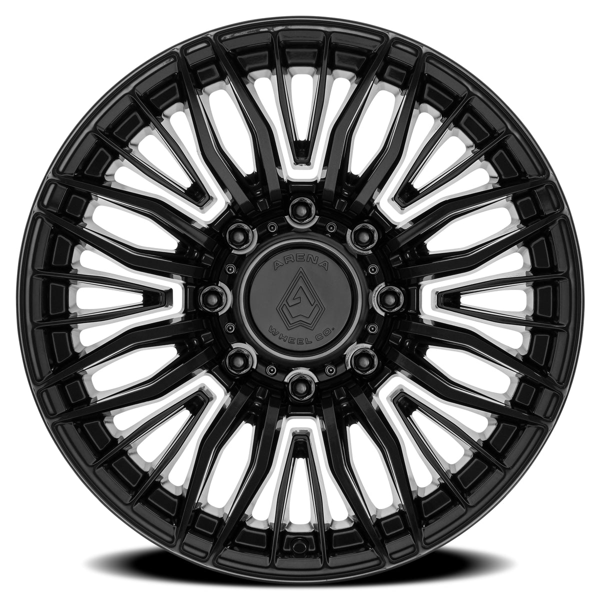 Arena Wheels A122 Phantom Gloss Black 8 lug
