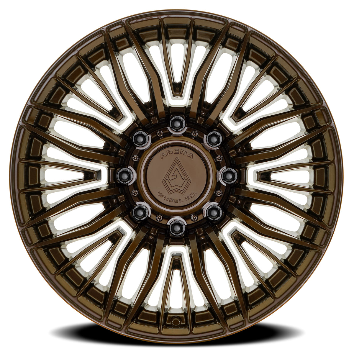 Arena Wheels A122 Phantom Smoked Bronze Tint Clear 8 lug
