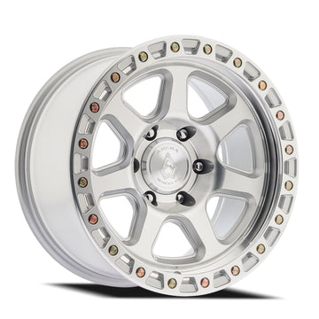 Arena Wheels A123 Throttle Gloss Silver Machined