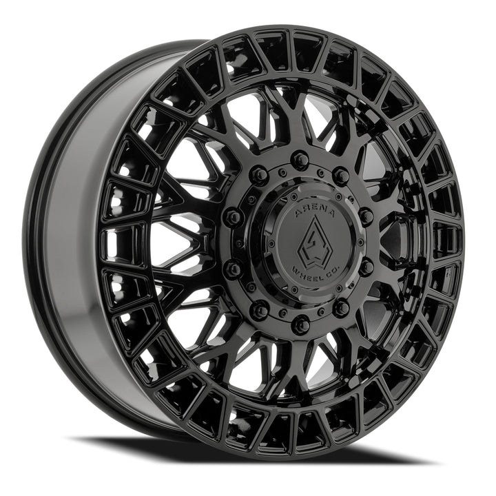 Arena Wheels A127 Innovator Dually Gloss Black Front