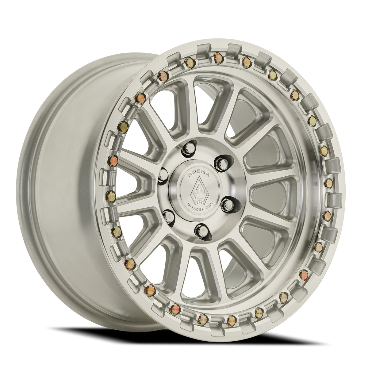 Arena Wheels A128 Enduro Gloss Silver Machined 6 lug