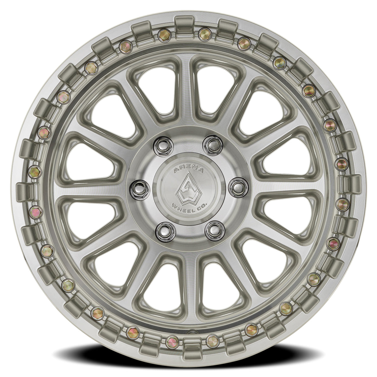 Arena Wheels A128 Enduro Gloss Silver Machined 6 lug