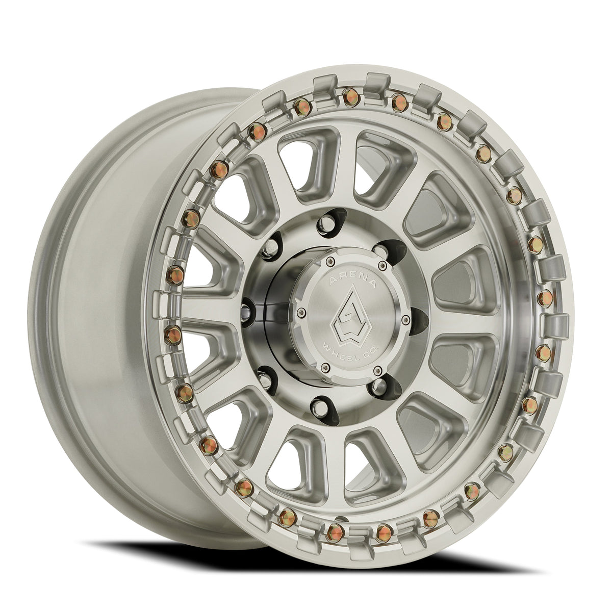 Arena Wheels A128 Enduro Gloss Silver Machined 8 lug
