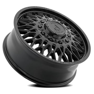 Arena Wheels A129 Valkyrie Dually Gloss Black Front