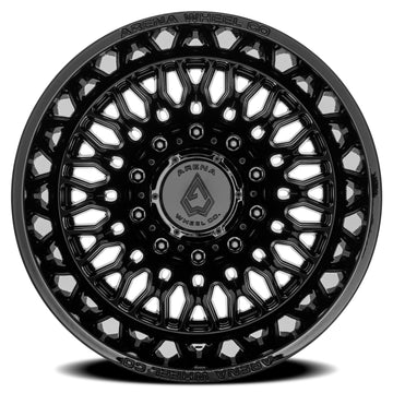 Arena Wheels A129 Valkyrie Dually Gloss Black Rear Outer