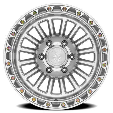 Arena Wheels A130 Podium Gloss Silver Machined 6 lug
