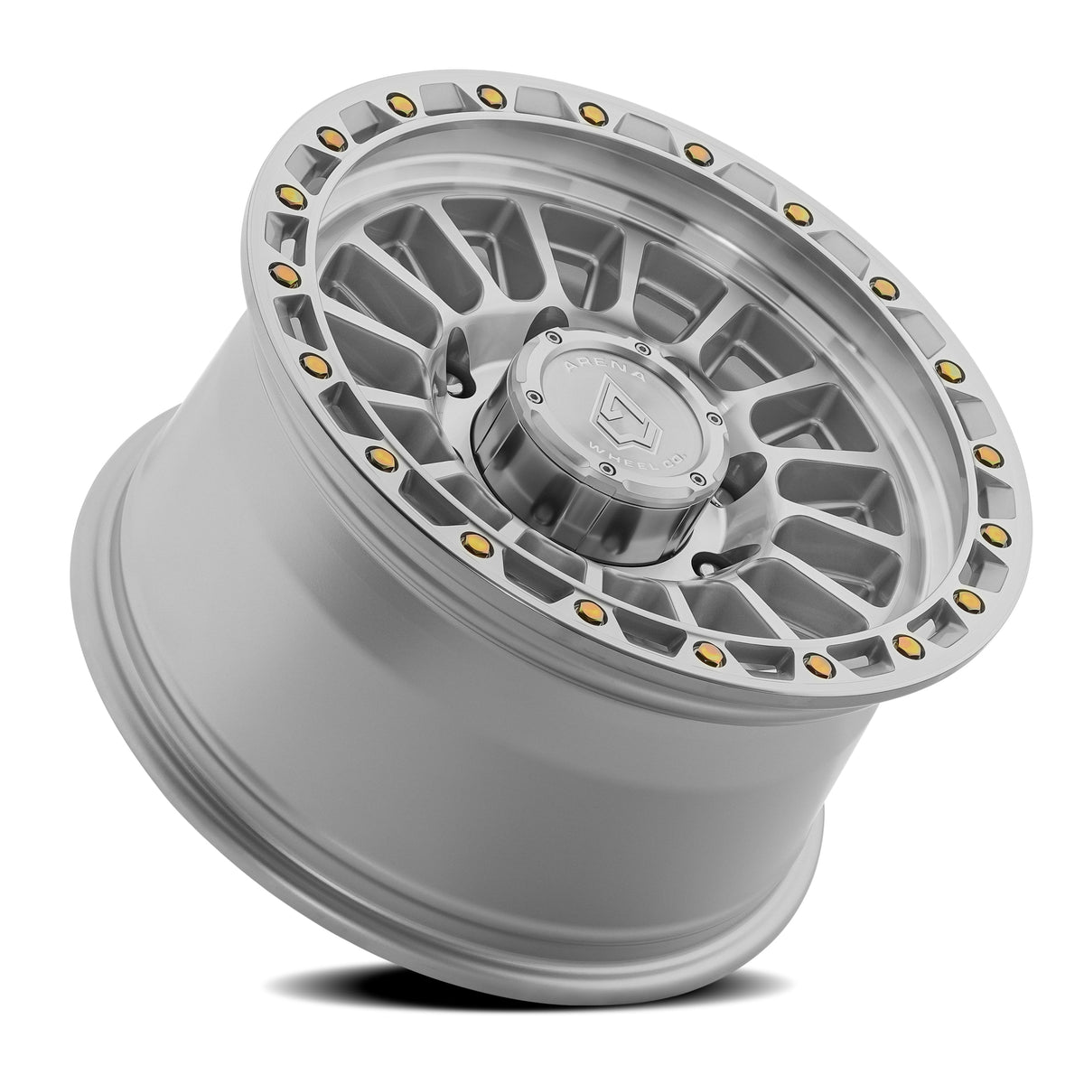 Arena Wheels A130 Podium Gloss Silver Machined 8 lug