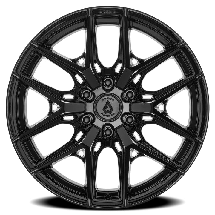 Arena Wheels A131 Sparta Gloss Black 6 lug