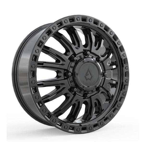 Arena Wheels A132 Blitz Dually Gloss Black Front