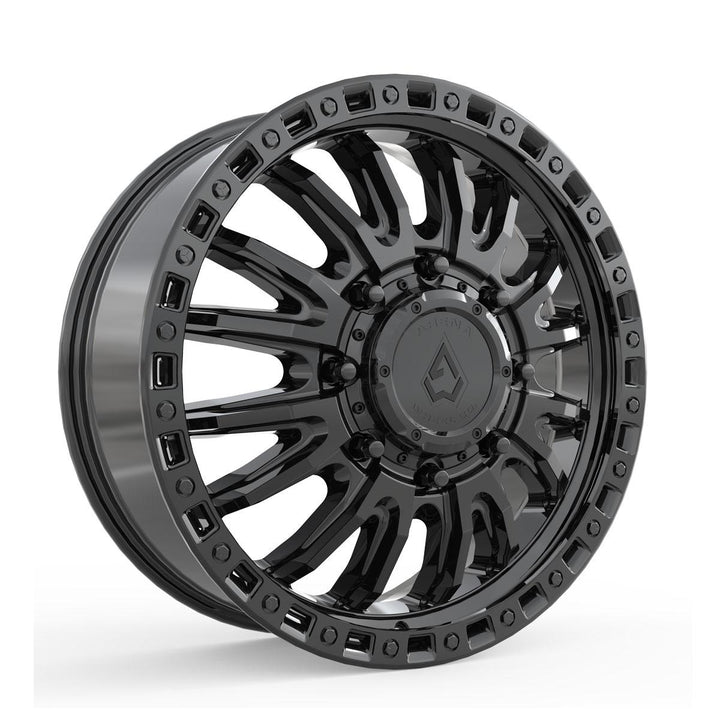 Arena Wheels A132 Blitz Dually Gloss Black Front