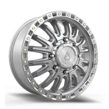 Arena Wheels A132 Blitz Dually Gloss Silver Machined Front