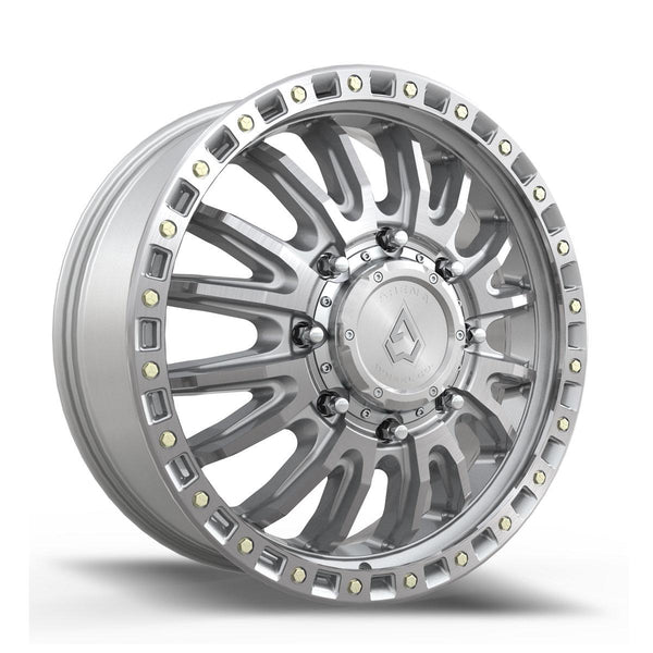 Arena Wheels A132 Blitz Dually Gloss Silver Machined Front