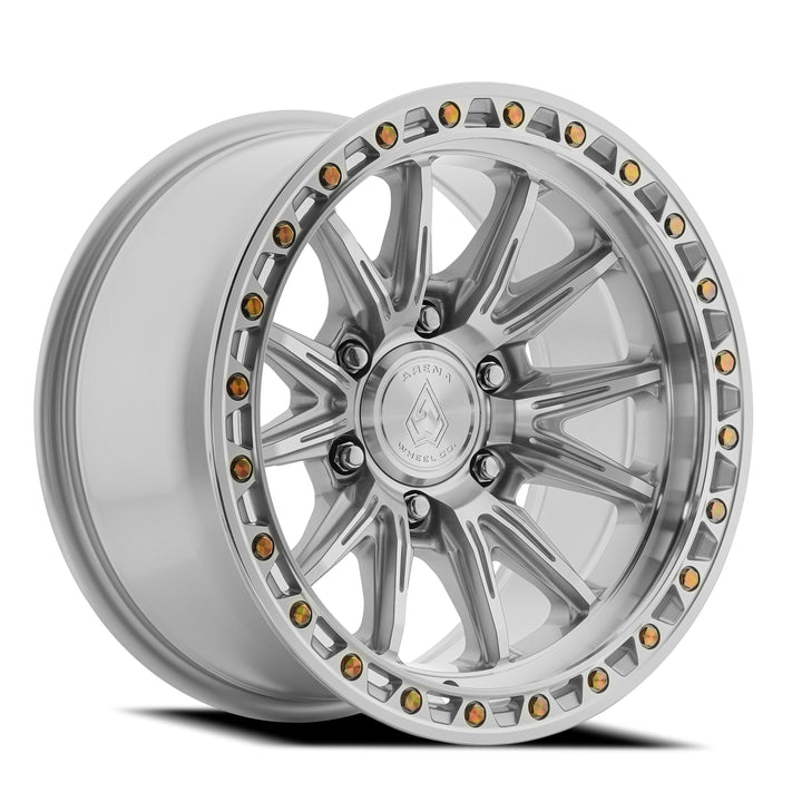 Arena Wheels A132 Blitz Gloss Silver Machined 6 lug