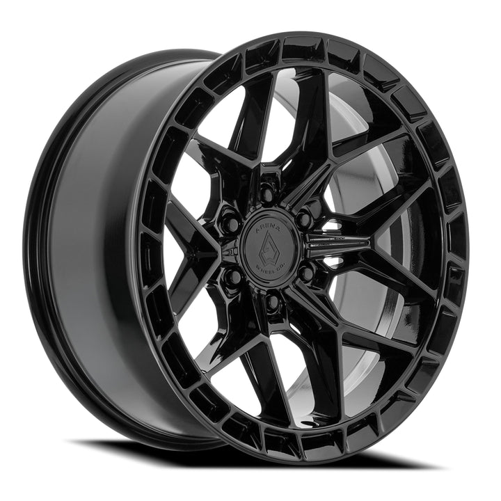 Arena Wheels A133 Rampage Gloss Black