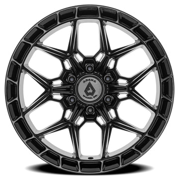 Arena Wheels A133 Rampage Gloss Black