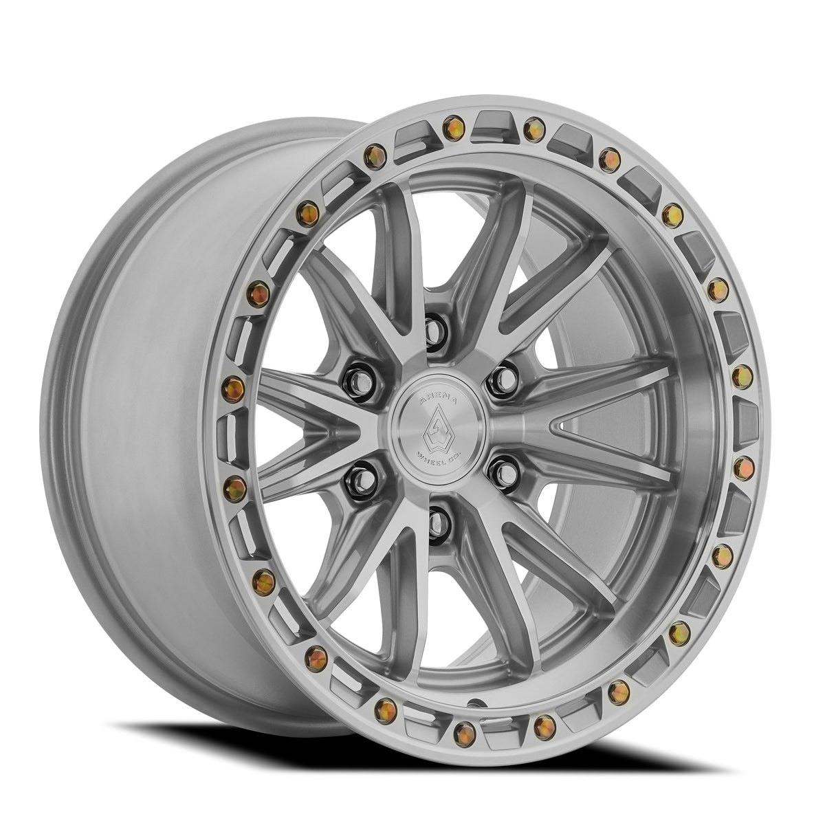 Arena Wheels A135 Atlas Gloss Silver Machined 6 lug