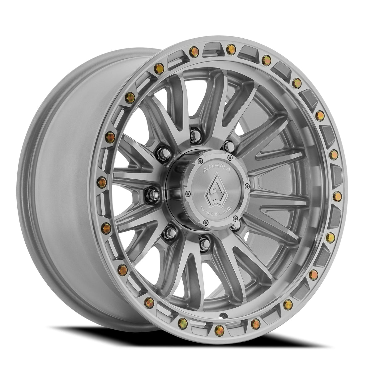 Arena Wheels A135 Atlas Gloss Silver Machined 8 lug