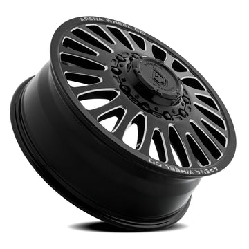 Arena Wheels A136 Sultan Dually Gloss Black and Milled Front