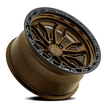 Arena Wheels A137 Pursuit Smoked Bronze Center Gloss Black Lip 6 lug
