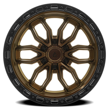 Arena Wheels A137 Pursuit Smoked Bronze Center Gloss Black Lip 6 lug