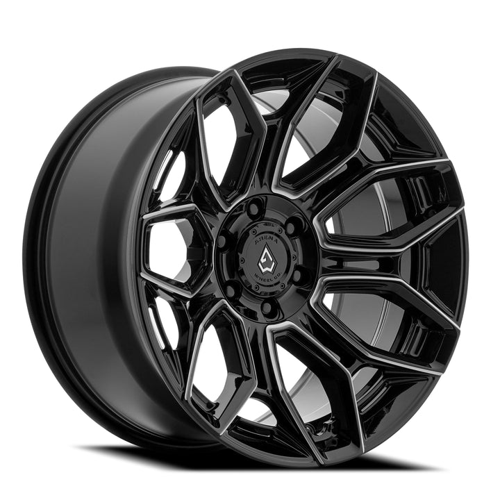 Arena Wheels A140 Viper Gloss Black and Milled