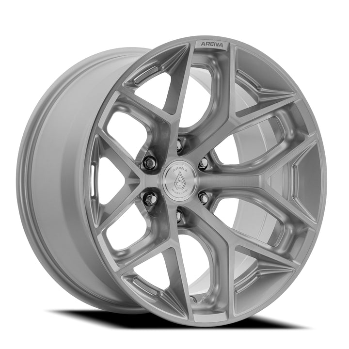 Arena Wheels A141 Luxor Gloss Silver Brushed