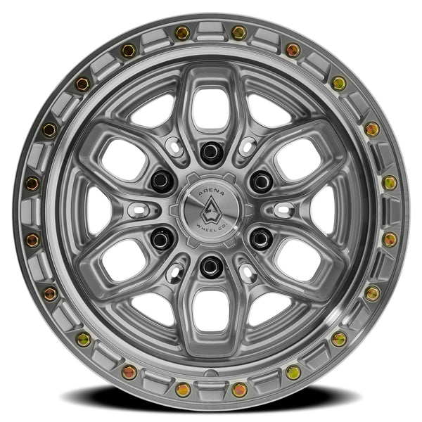 Arena Wheels A142 Fury Gloss Silver Machined