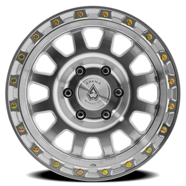 Arena Wheels A143 Sting Gloss Silver Machined