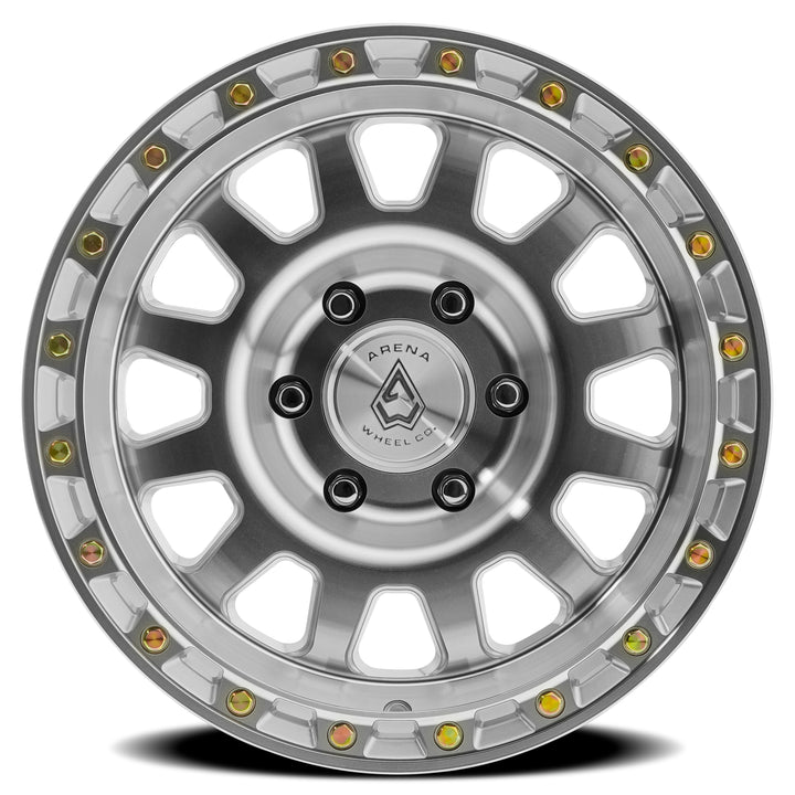Arena Wheels A143 Sting Gloss Silver Machined
