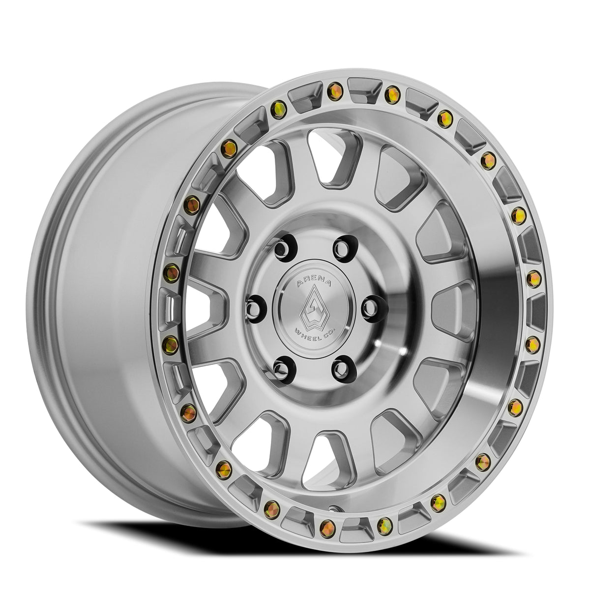 Arena Wheels A143 Sting Gloss Silver Machined