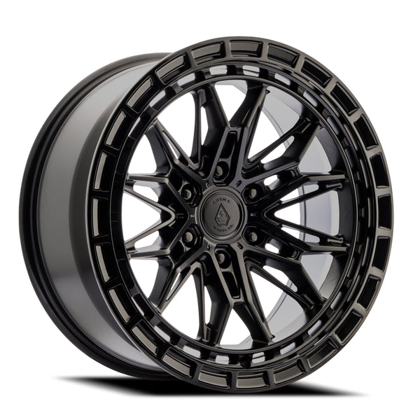 Arena Wheels A147 Empire Satin Black Center Gloss Black Lip