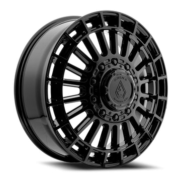 Arena Wheels A151 Blaze Dually Gloss Black Front