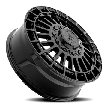 Arena Wheels A151 Blaze Dually Gloss Black Front
