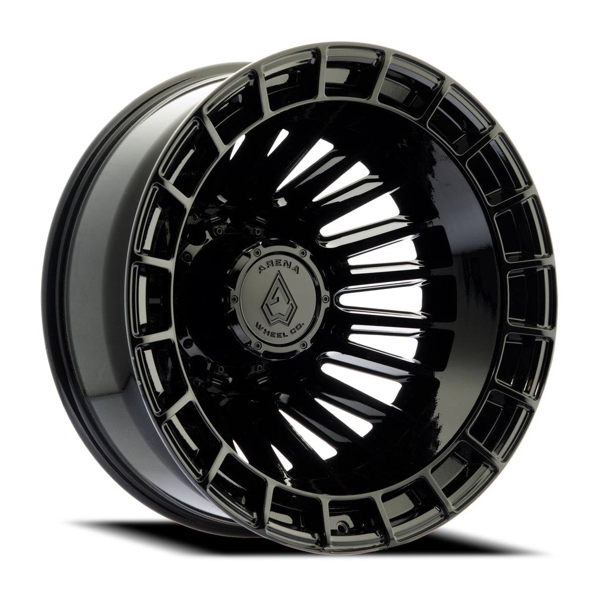 Arena Wheels A151 Blaze Dually Gloss Black Rear Outer