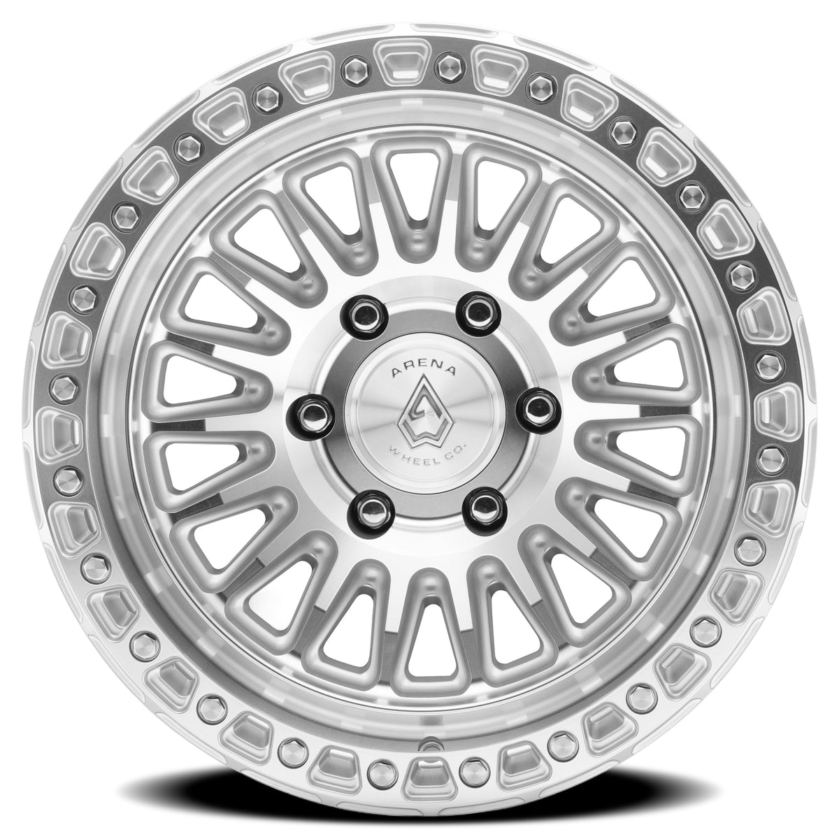 Arena Wheels A153 Apache Gloss Silver Machined