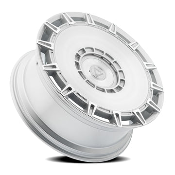 Artssen Wheels AR101 Apollo Gloss Silver Brushed rear angle